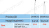 Diamond Burs--Wheel Round Edge