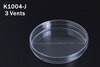 90*15mm Disposable PS Petri Dish with 3vents