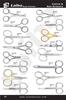 Nail Cuticle Scissors Tweezers Fantasy Colours