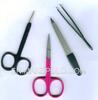 manicure scissors tweezers nail files