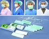 Non Woven Medical Mask, Disposable Face Mask Anti H1n1 Flu