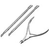 PERFECT Cuticle & Nail nipper 4" STAINLESS STEEL